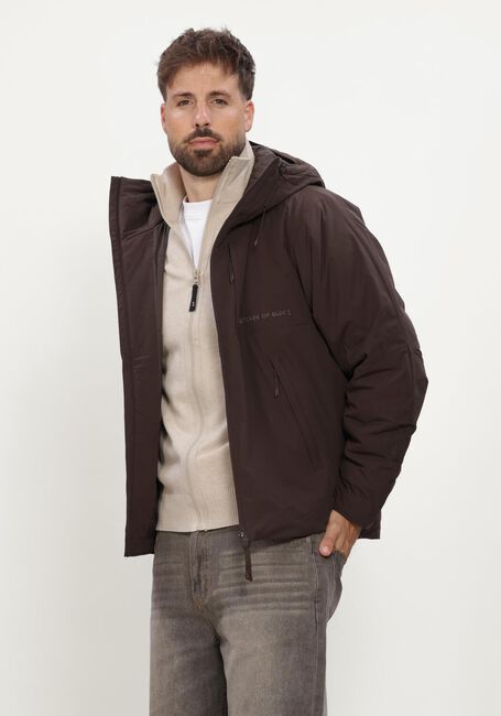 Bruine BUTCHER OF BLUE Gewatteerde jas LANDON JACKET - large