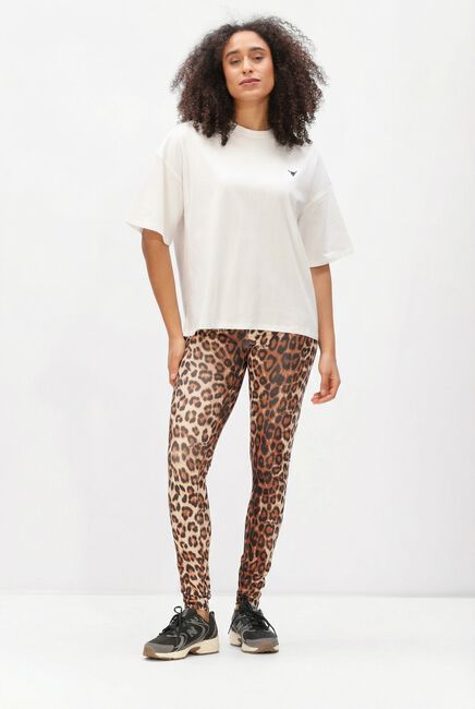 Witte ALIX THE LABEL T-shirt LADIES KNITTED BULL T-SHIRT - large