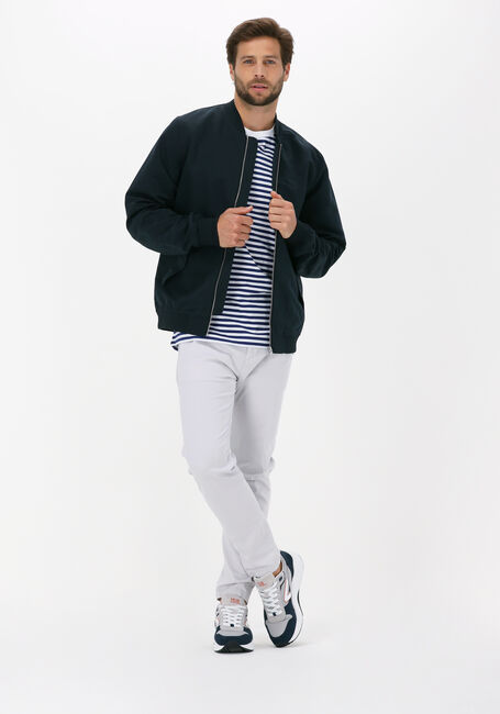 Blauwe G-STAR RAW T-shirt STRIPE SLIM R T - large