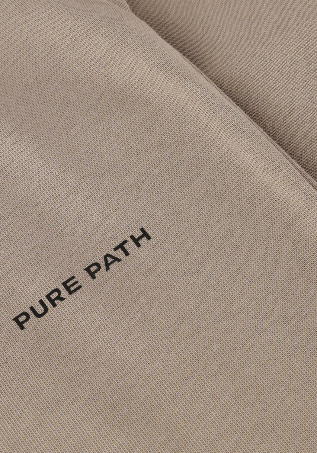 Taupe PURE PATH T-shirt LOOSE FIT T-SHIRTS CREWNECK SS106 - large