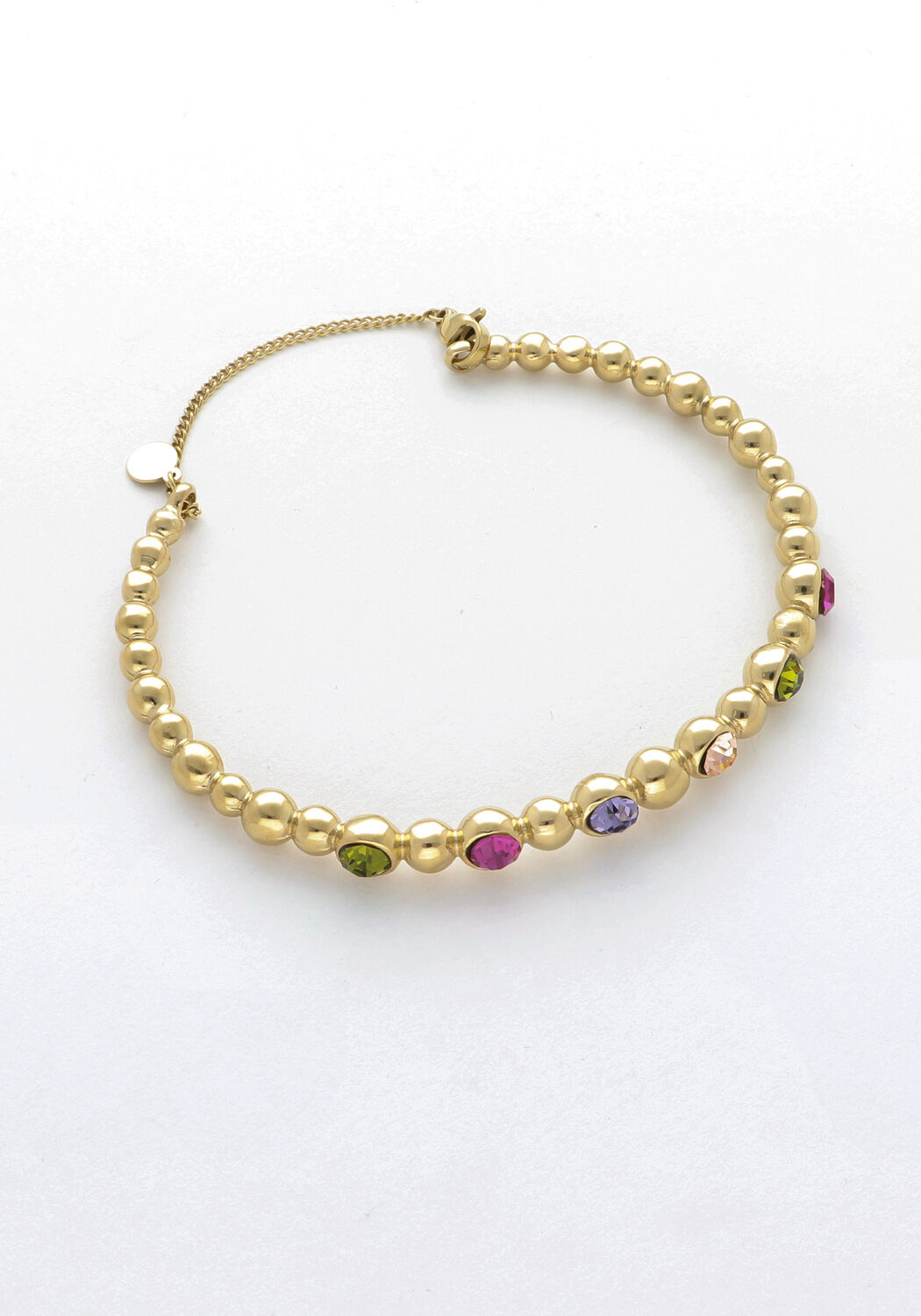 Goudkleurig NOTRE-V Armbanden BANGLE STONE MULTI