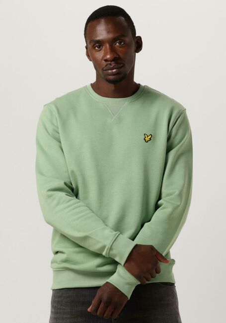 Groene LYLE & SCOTT Trui CREW NECK SWEATSHIRT - large