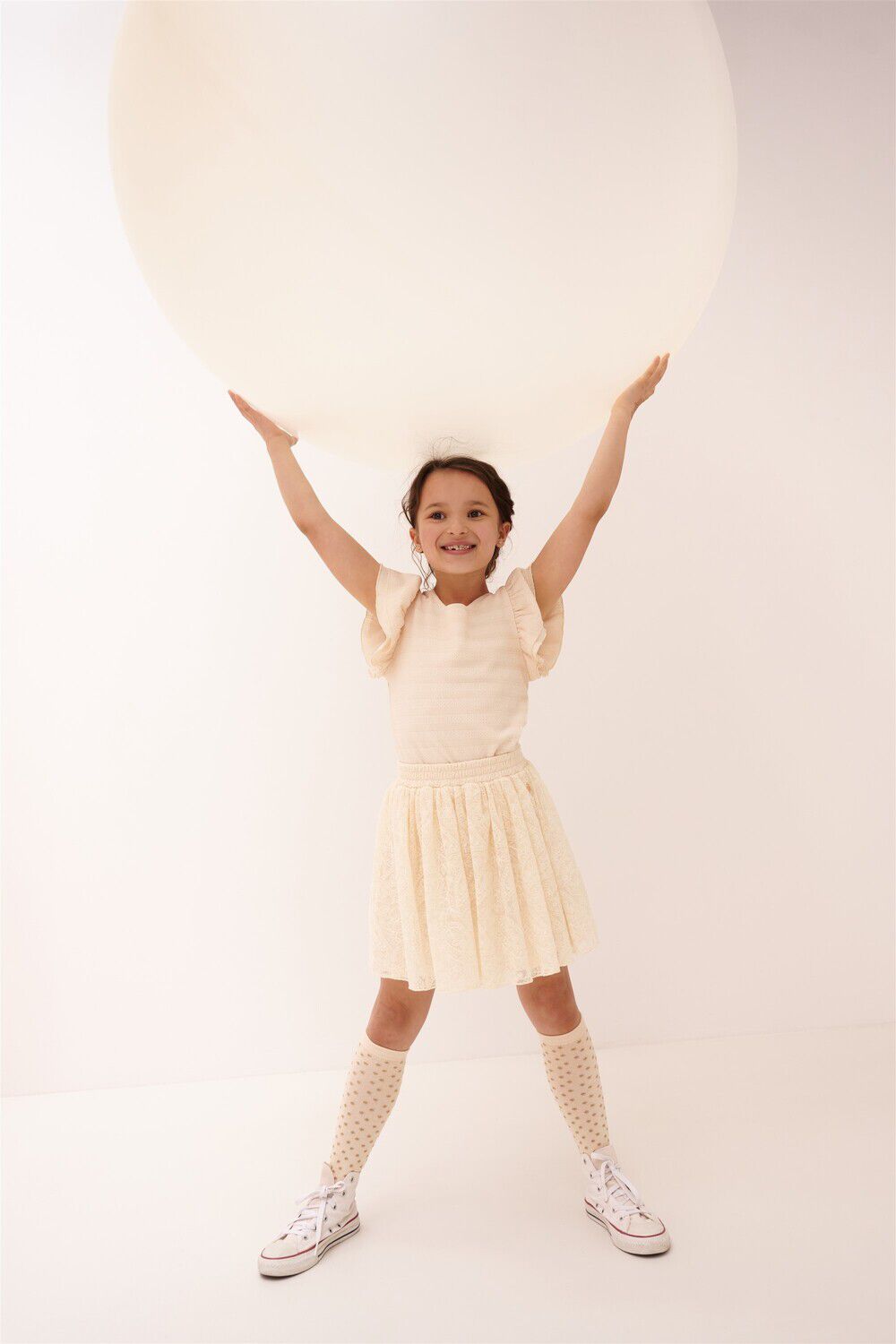 NONO Meisjes Tops & T-shirts Kia Jersey Top Ecru