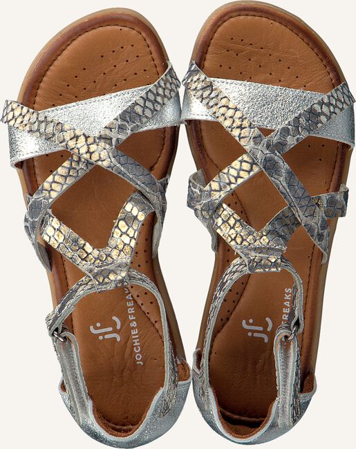 Zilveren JOCHIE & FREAKS Platte sandalen 19542 Zilveren JOCHIE & FREAKS Platte sandalen 19542 - large