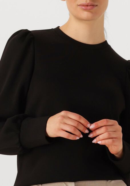 Zwarte OBJECT Trui OBJANDREA RE L/S O-NECK TOP - large