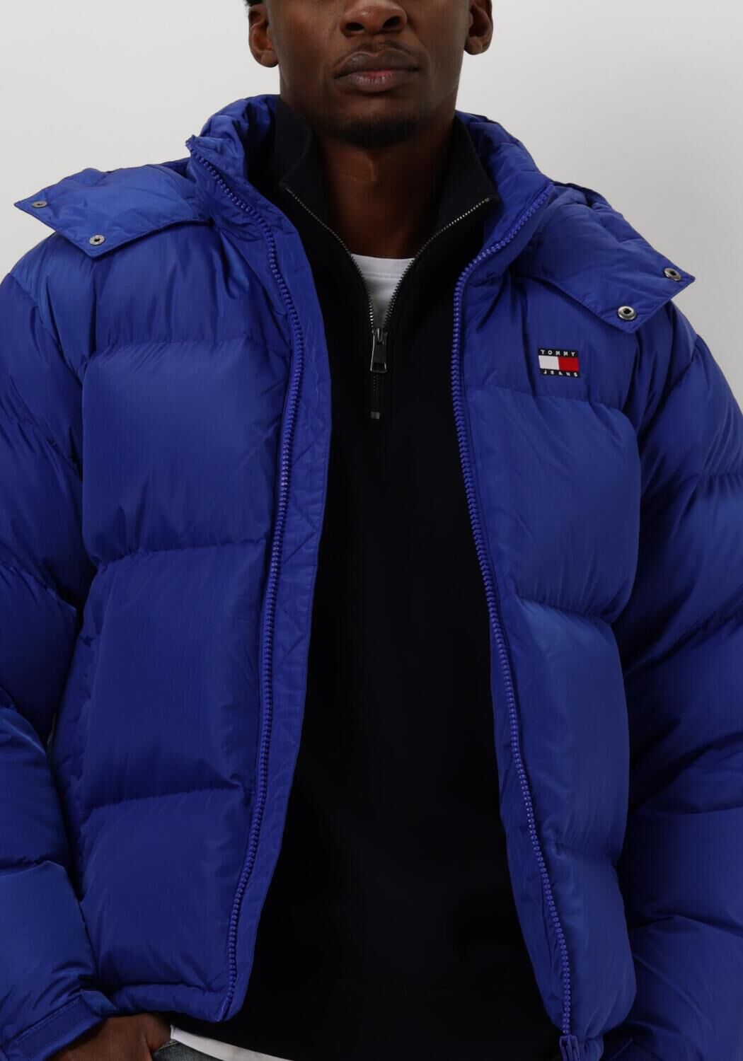 TOMMY JEANS Heren Jassen Tjm Alaska Puffer Ex Blauw