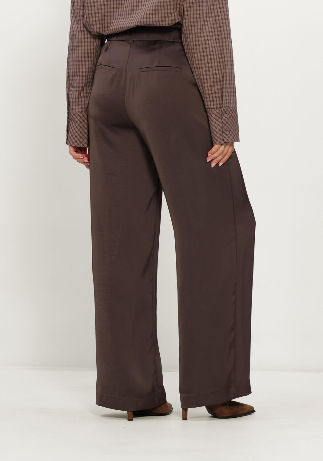Bruine NOTRE-V Wijde broek NV-INNE - large