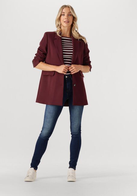 Bordeaux TOMMY HILFIGER Top SLIM CODY BOAT-NK3/4LV - large