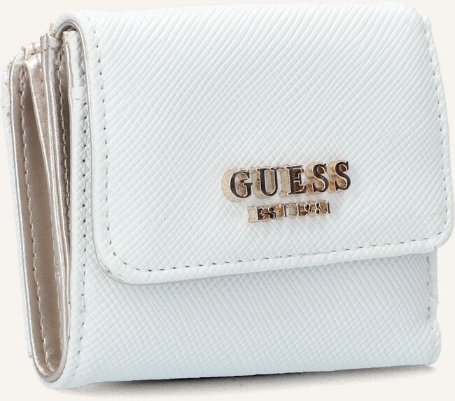 Witte GUESS Portemonnee LAUREL SLG CARD & COIN PURSE Witte GUESS Portemonnee LAUREL SLG CARD & COIN PURSE - large