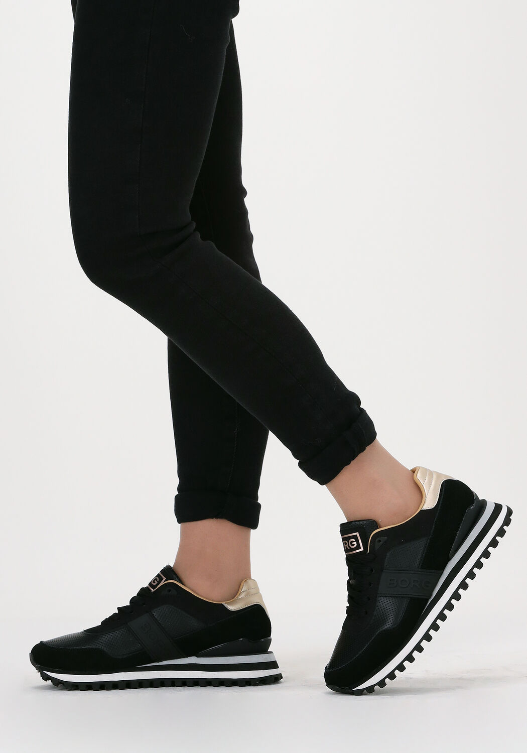 Zwarte BJORN BORG Lage sneakers R1900 KNT M | Omoda