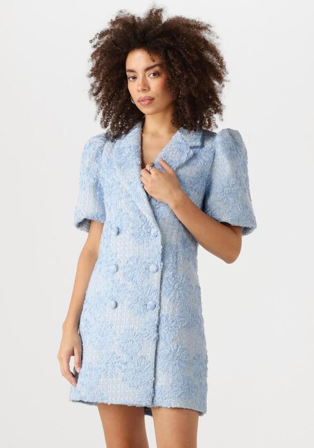 Lichtblauwe NOTRE-V Mini jurk NV-FALLON - large