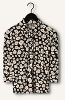 Zwarte VANILIA Blouses FLORAL POLO Zwarte VANILIA Blouses FLORAL POLO - medium
