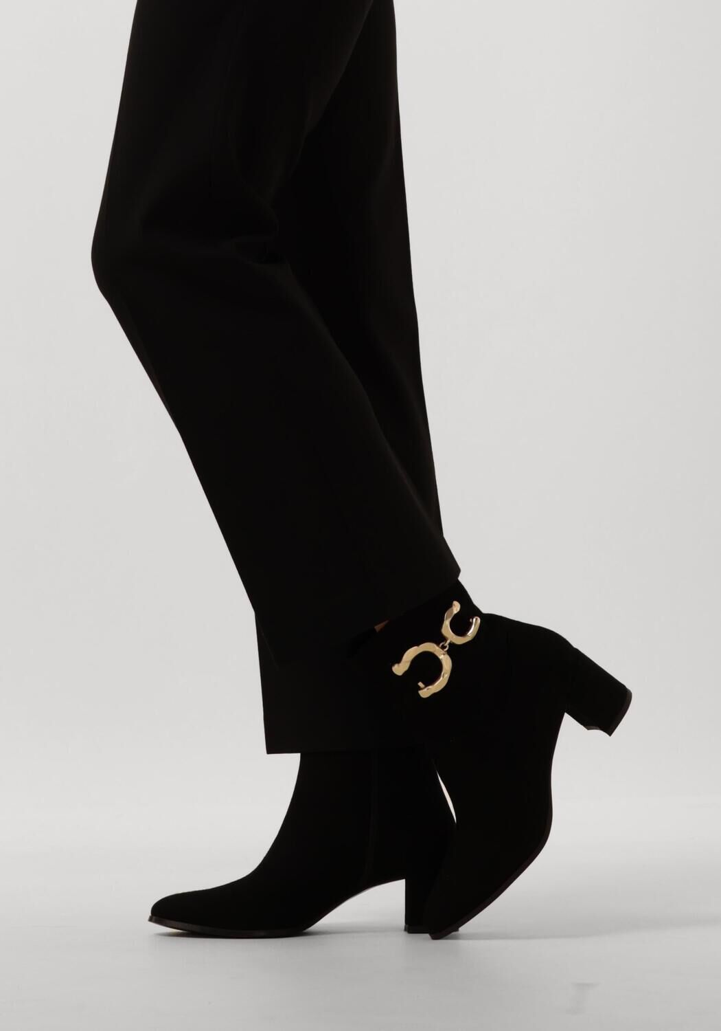 Zwarte NOTRE-V Enkellaarsjes 8558 - large