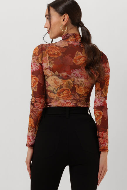 Bruine GUESS Longsleeves LS KAMARIA TOP - large