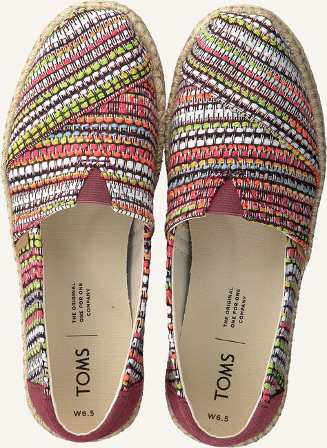 Rode TOMS Espadrilles CLASSIC ALPARGATA WM Rode TOMS Espadrilles CLASSIC ALPARGATA WM - large