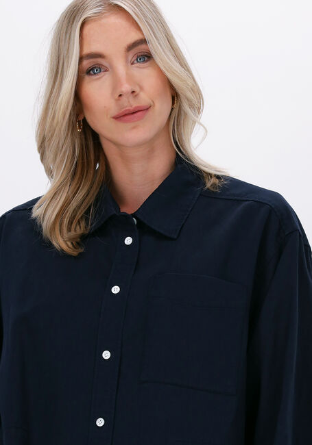 Donkerblauwe VANILIA Blouses CLASSIC SHIRT MIX - large