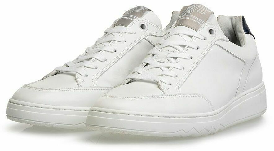 witte floris van bommel lage sneakers sfm 10183 kupster