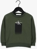 Groene CALVIN KLEIN Sweater GRADIENT LOGO SWEATSHIRT - medium