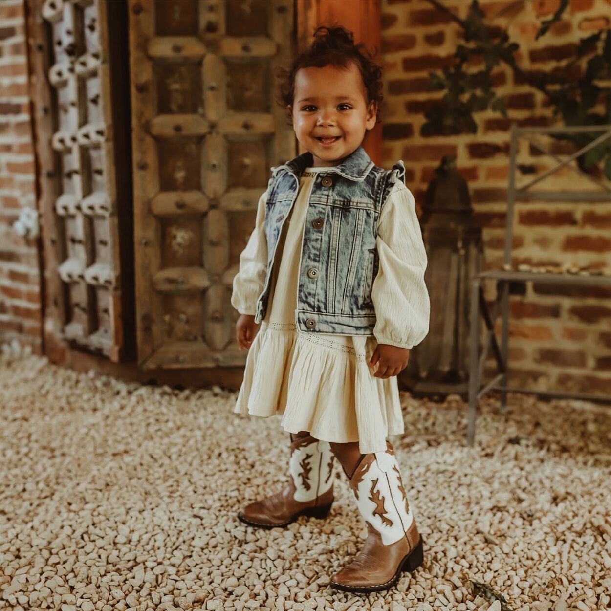 Blauwe YOUR WISHES Gilet PRUDENCE - large