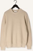 Beige SELECTED MEN Trui SLHTHIM LS KNIT STRUCTURE CREW Beige SELECTED MEN Trui SLHTHIM LS KNIT STRUCTURE CREW - medium