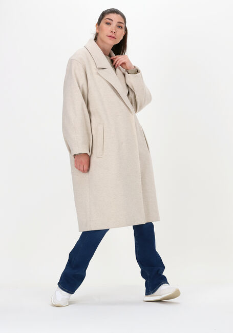 Beige SUMMUM Mantel COAT GABARDINE - large
