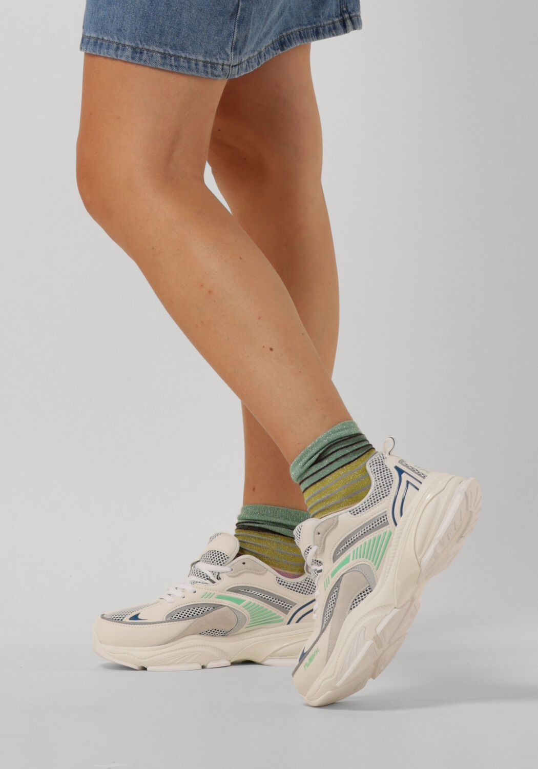 Witte NUBIKK Lage sneakers COMET RUNNER - large