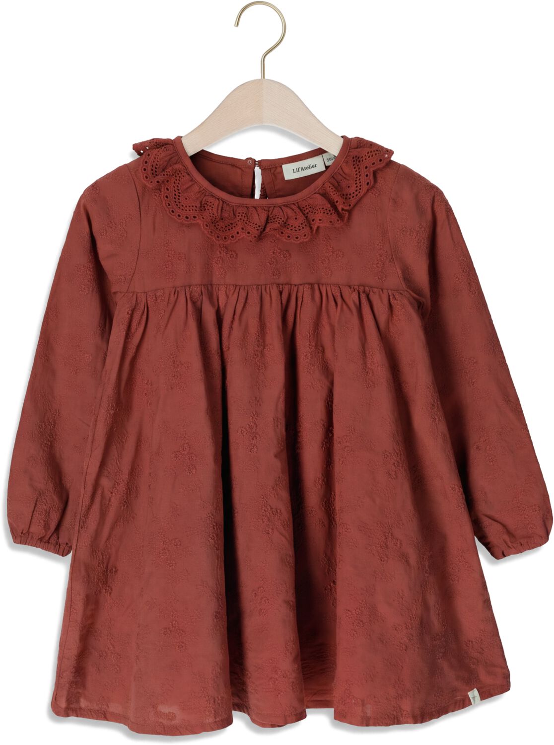 LIL' ATELIER Meisjes Jurken Nmfnopa Ls Loose Dress Lil Rood