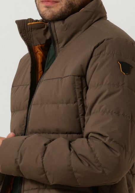 Bruine PME LEGEND Gewatteerde jas SHORT JACKET AIRGENEER PERFOR STRETCH - large
