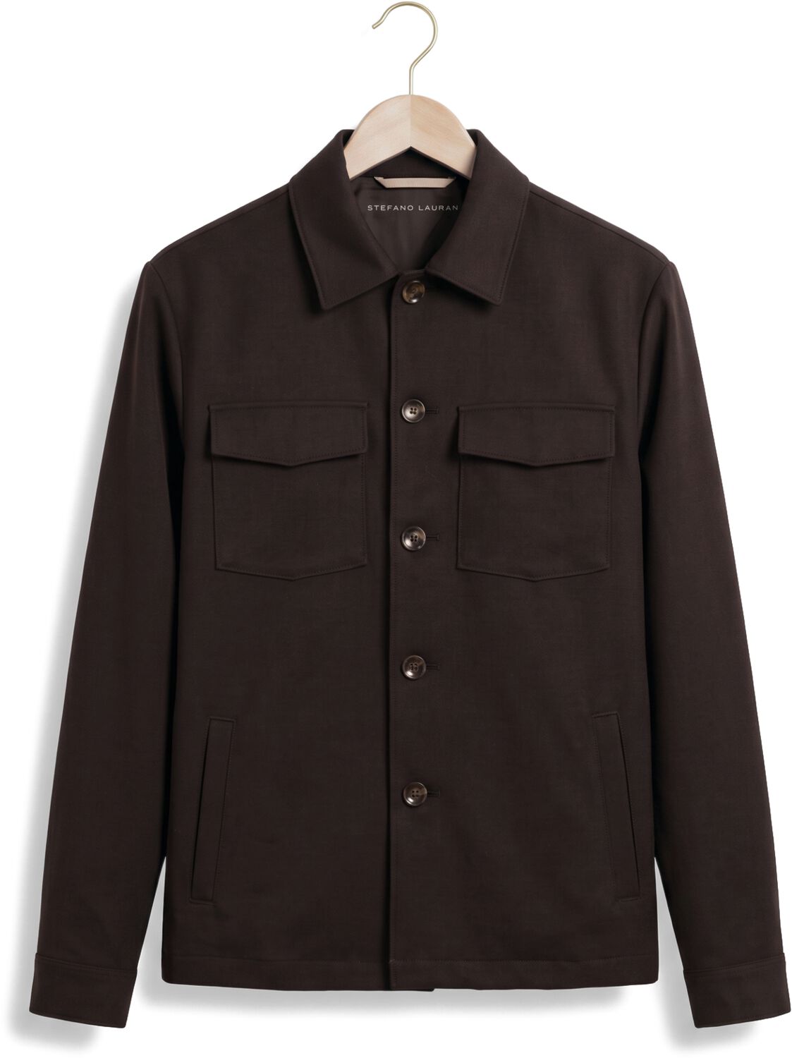 STEFANO LAURAN Heren Overshirts Sl-calvin Bruin