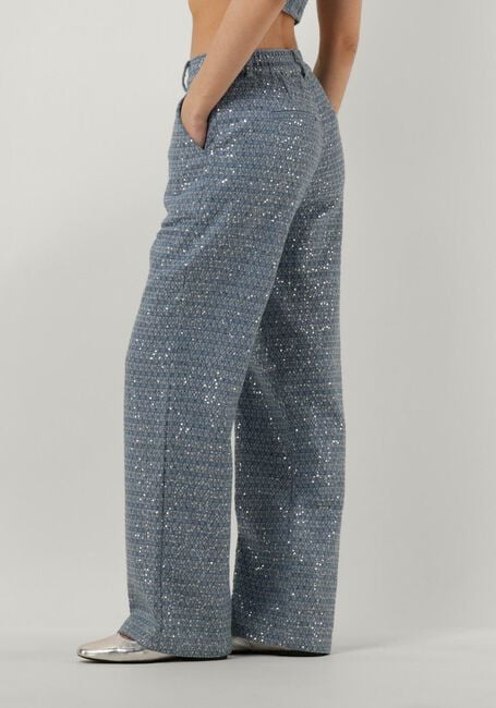 Blauwe STUDIO AMAYA Wijde broek ANNA - large