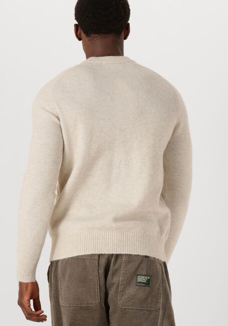 Beige SELECTED MEN Trui SLHRAI LS KNIT CREW NECK NOOS - large