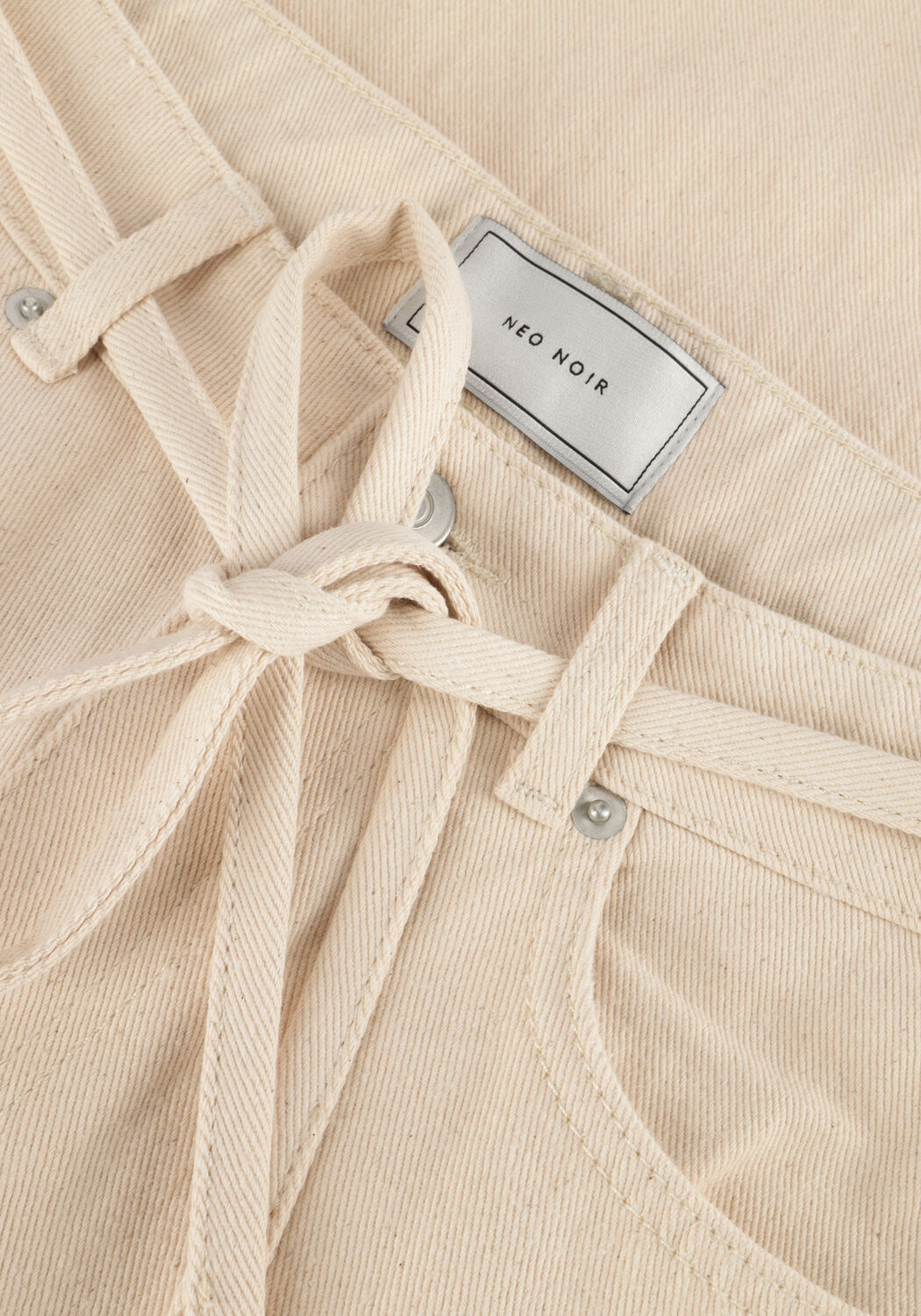 Gebroken wit NEO NOIR Pantalon MURAN PANTS - large