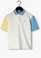 Witte TOMMY HILFIGER Polo OVERSIZED COLORBLOCK POLO S/S - medium