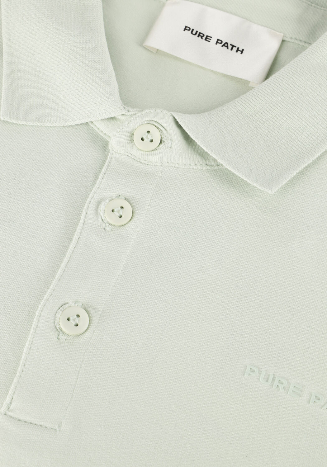 Mint PURE PATH Polo REGULAR FIT POLO SS T-SHIRTS - large