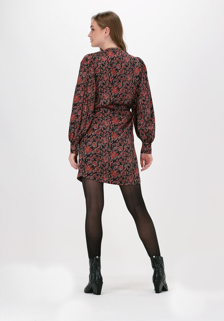 Rode SCOTCH & SODA Mini jurk PRINTED MINI DRESS WITH WAIST - large