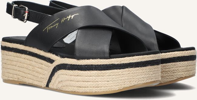Zwarte TOMMY HILFIGER Sandalen ELEVATED TH FLAFORM Zwarte TOMMY HILFIGER Sandalen ELEVATED TH FLAFORM - large
