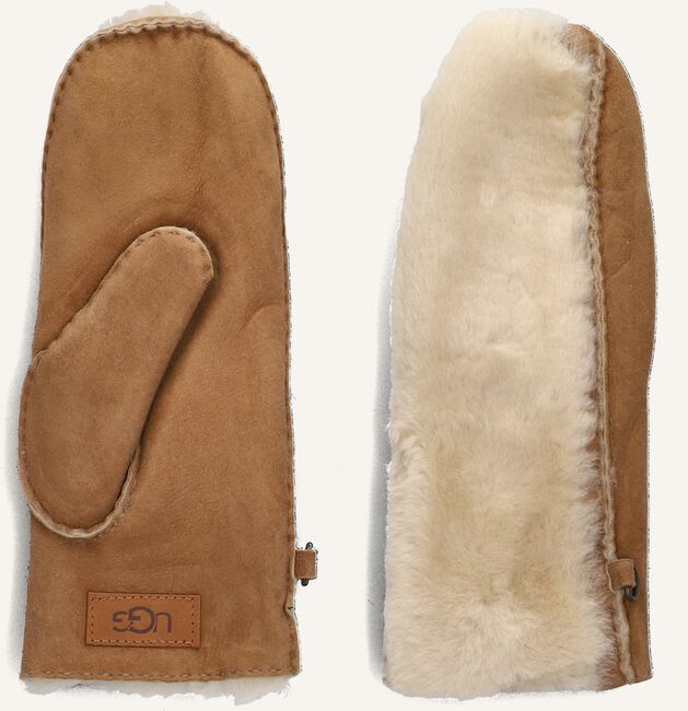 Cognac UGG Handschoenen EXPOSED SHEEPSKIN MITTEN Cognac UGG Handschoenen EXPOSED SHEEPSKIN MITTEN - large
