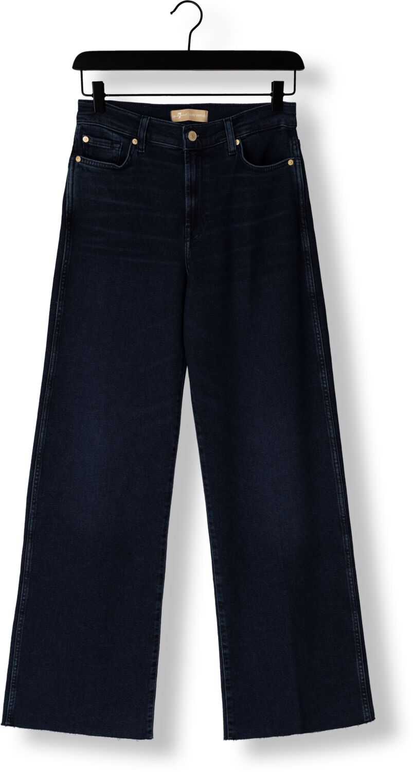 7 FOR ALL MANKIND Dames Jeans Lotta Luxe Vintage Paradise Cove With Raw Cut Donkerblauw