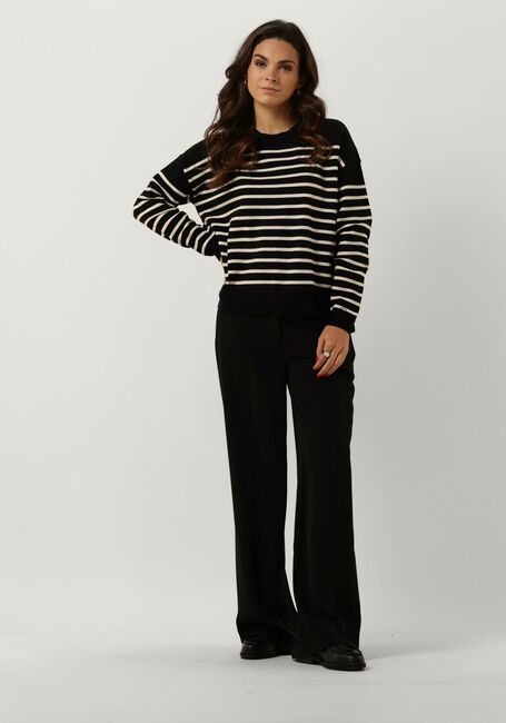 Zwarte CC HEART Trui CC HEART COLLINGS COMFY STRIPE KNIT BLOUSE - large