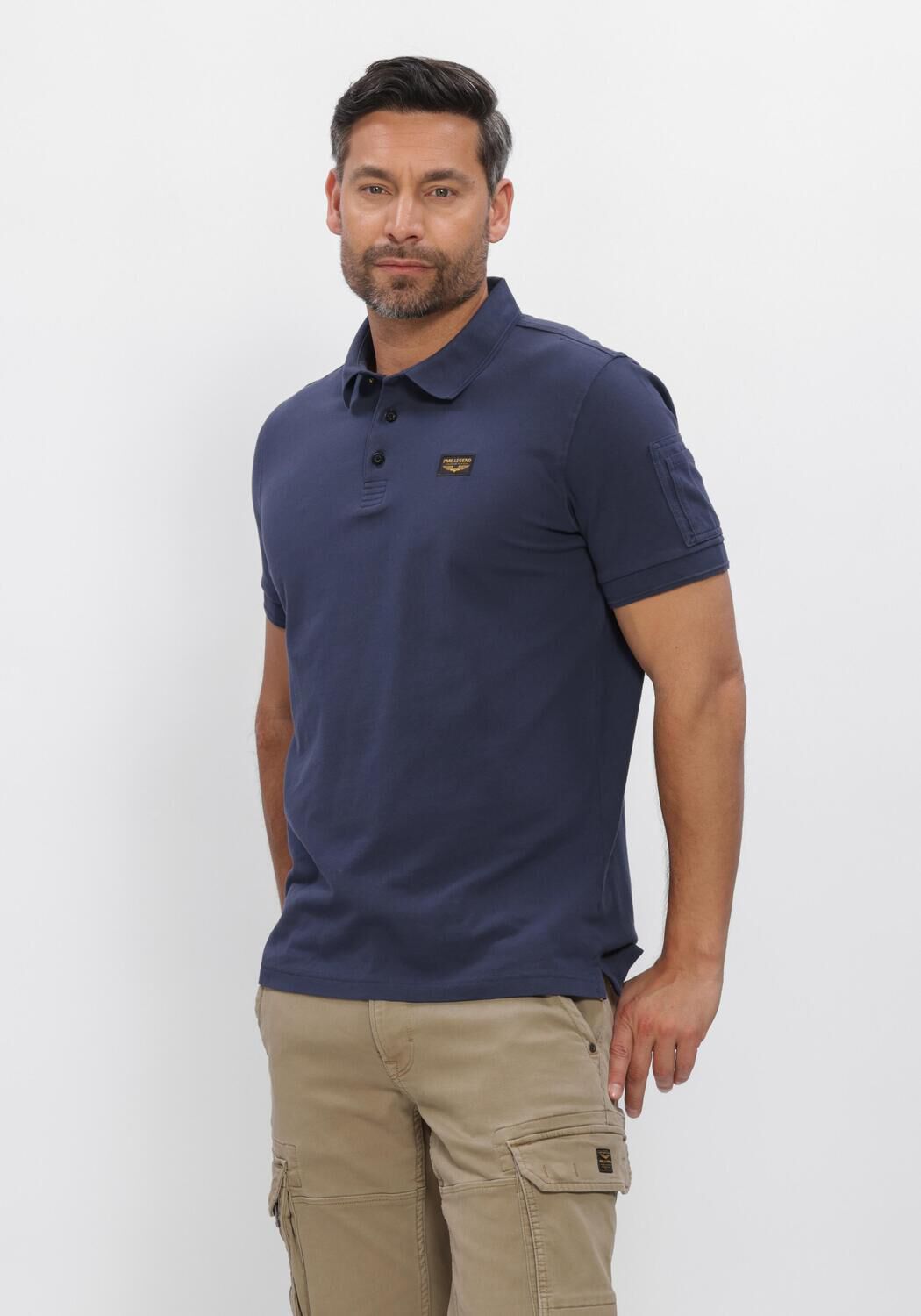 Blauwe PME LEGEND Polo TRACKWAY POLO - large