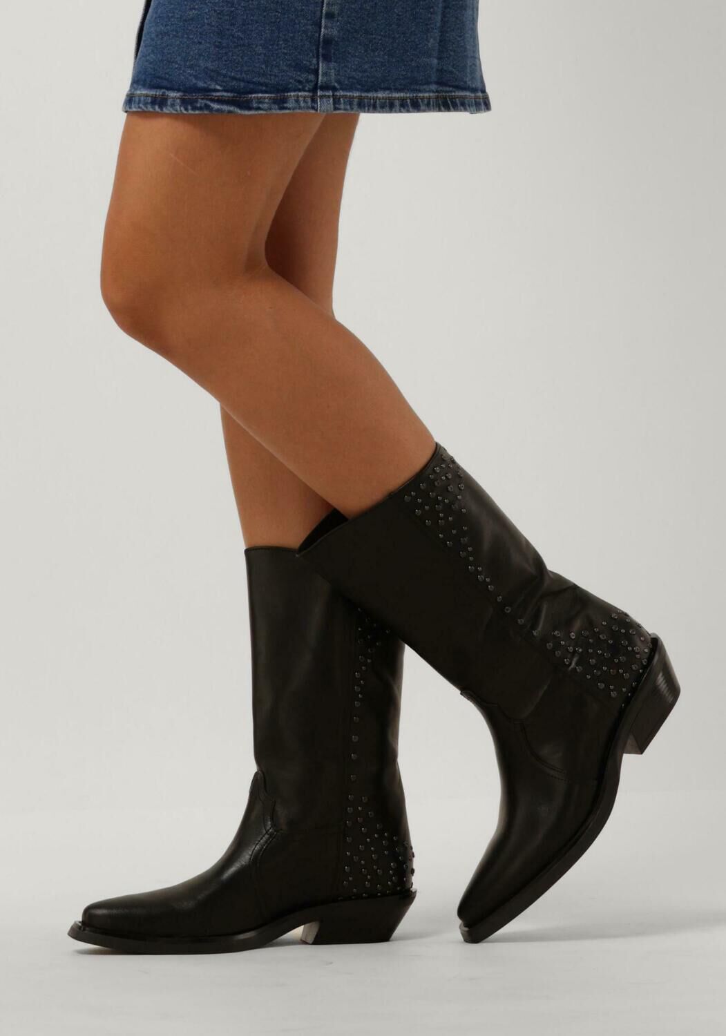 Zwarte NOTRE-V Cowboylaarzen AR166 - large