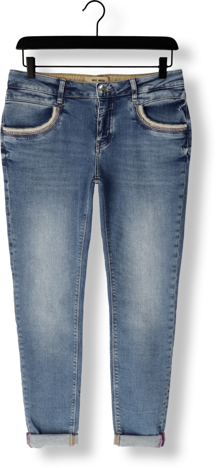 MOS MOSH Dames Jeans Naomi Matteos Jeans Blauw