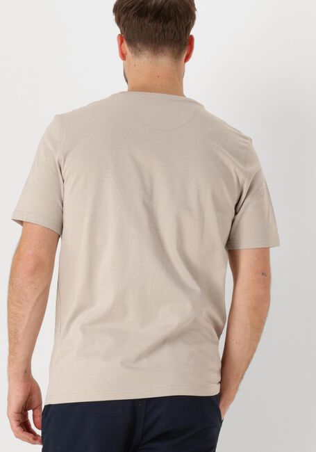 Beige SCOTCH & SODA T-shirt SEASONAL CORE - REGULAR FIT LO - large