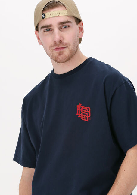 Donkerblauwe BLS HAFNIA T-shirt KARMA T-SHIRT - large