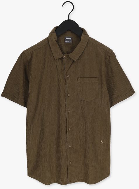 Donkergroene KULTIVATE Casual overhemd ST JAKE - large