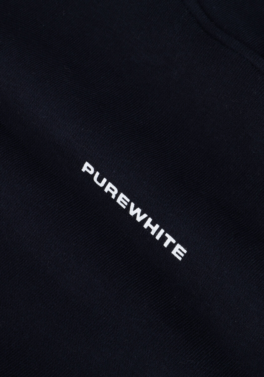 Donkerblauwe PUREWHITE Sweater PURE LOGO HOODIE - large