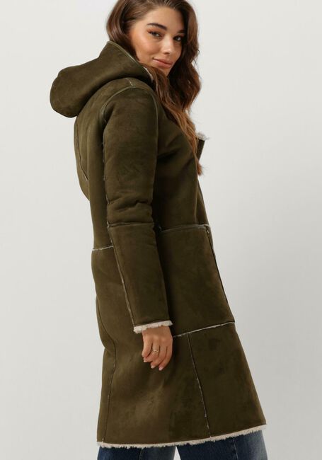 Groene GOOSECRAFT Gewatteerde jas GC ADELYN COAT - large