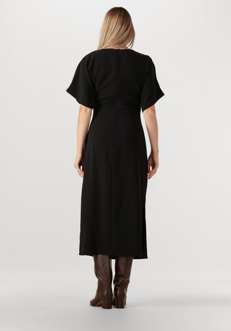 Zwarte NEO NOIR Midi jurk MILOINE DRAPE DRESS - large