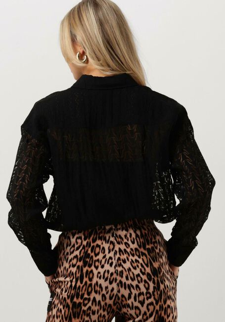 Zwarte ALIX THE LABEL Blouses LADIES WOVEN BULL BURNOUT BLOUSE - large