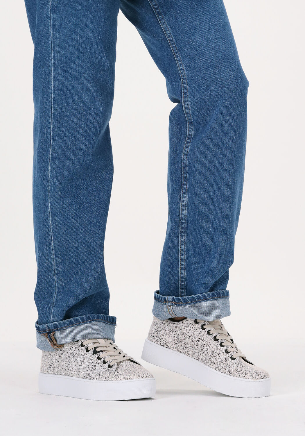 beige hub lage sneakers hook w plateau ds
